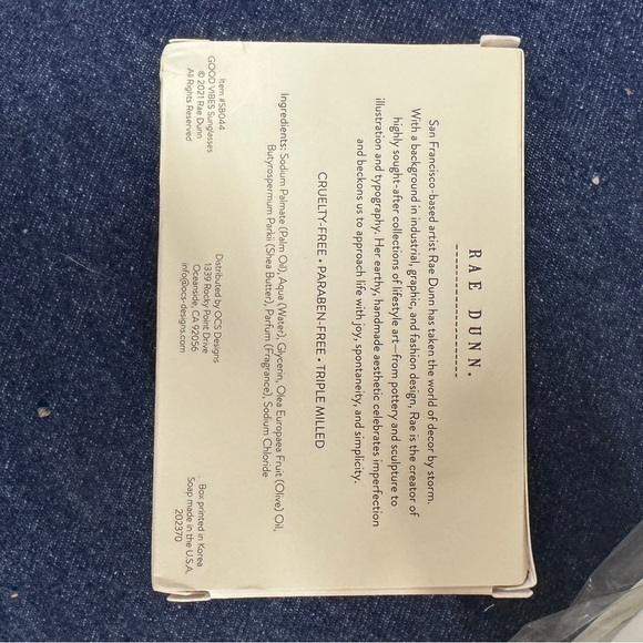 COPY - Rae Dunn “Good Vibes” bar of soap - Picture 3 of 3